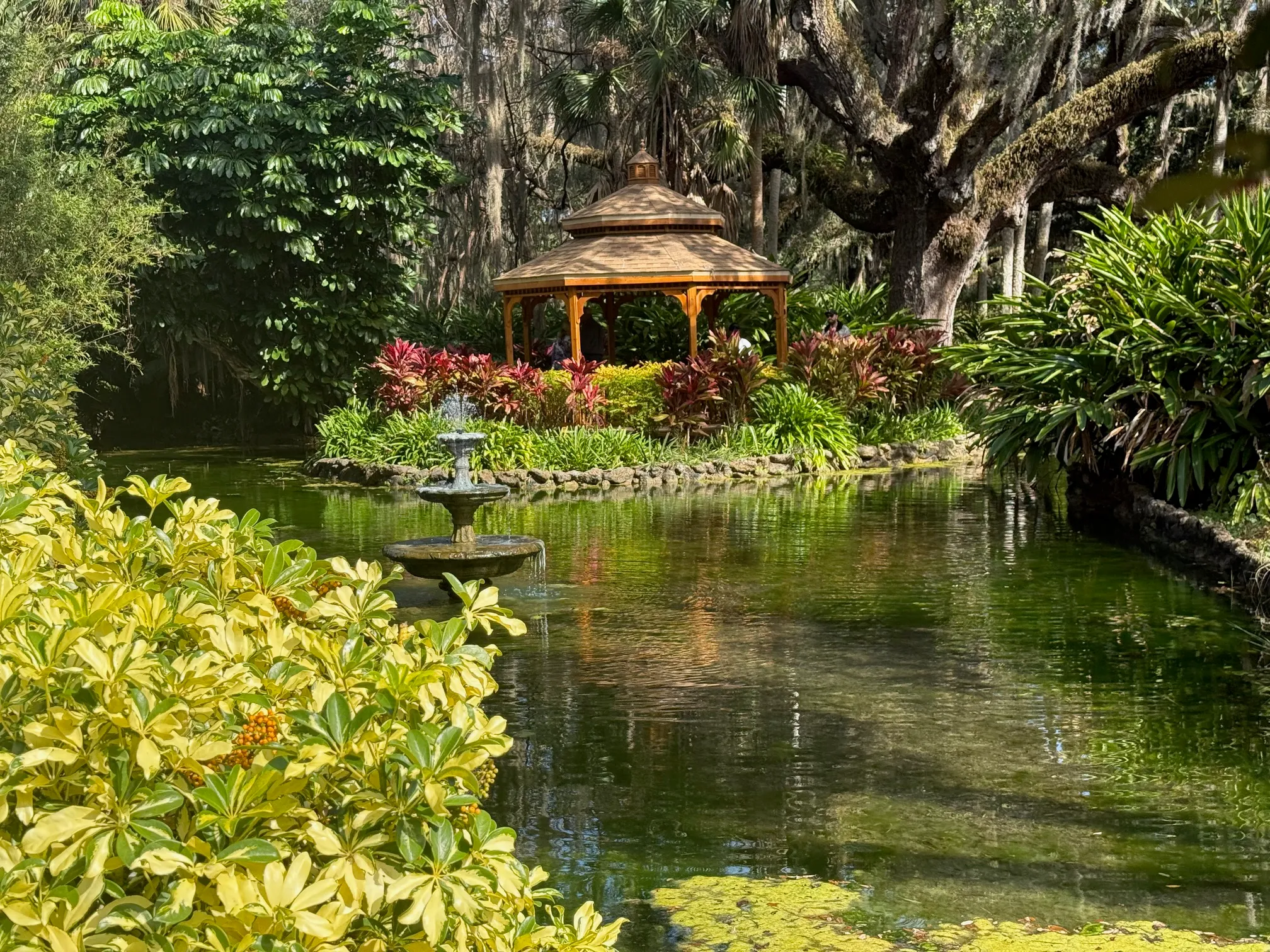 Gazebo en Washington Oaks Gardens State Park